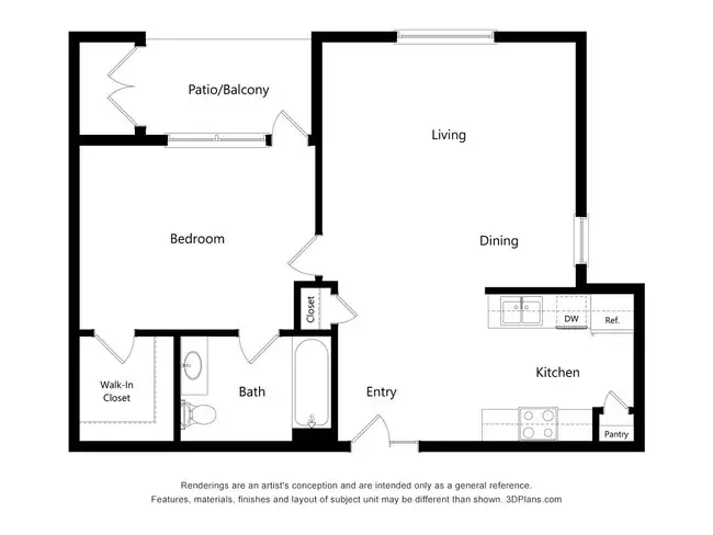 Unit 1303 1801 floor plan